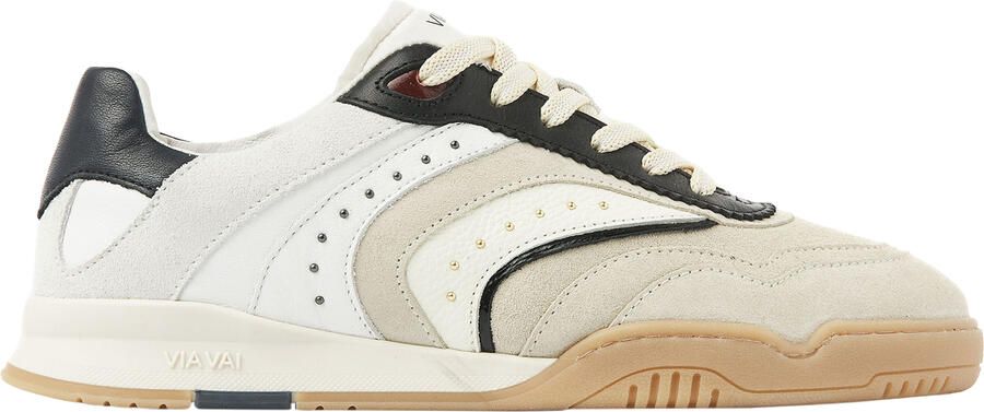 VIA VAI Kris Pax Sneakers dames Leer Suède Beige