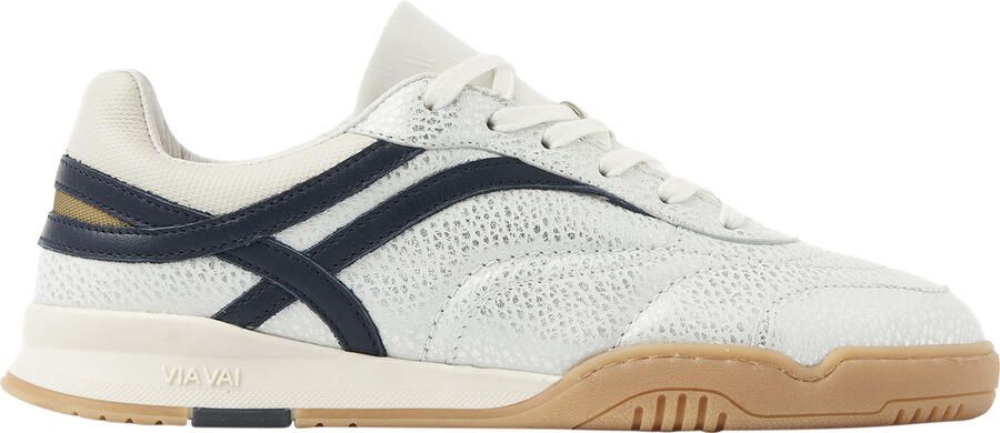 VIA VAI Kris Sky Sneakers dames Leer Mesh Zilver