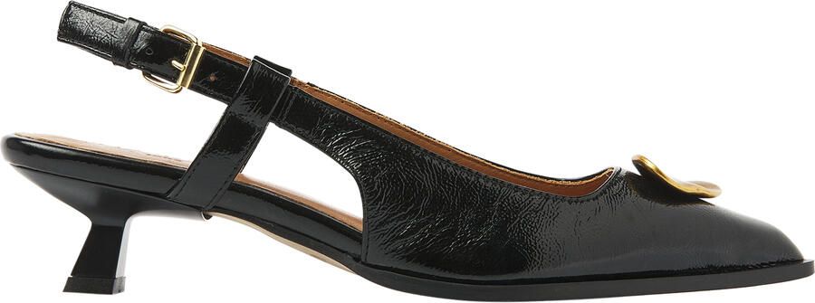 VIA VAI Lea Imani Slingbacks Dames Leer Zwart - Foto 2