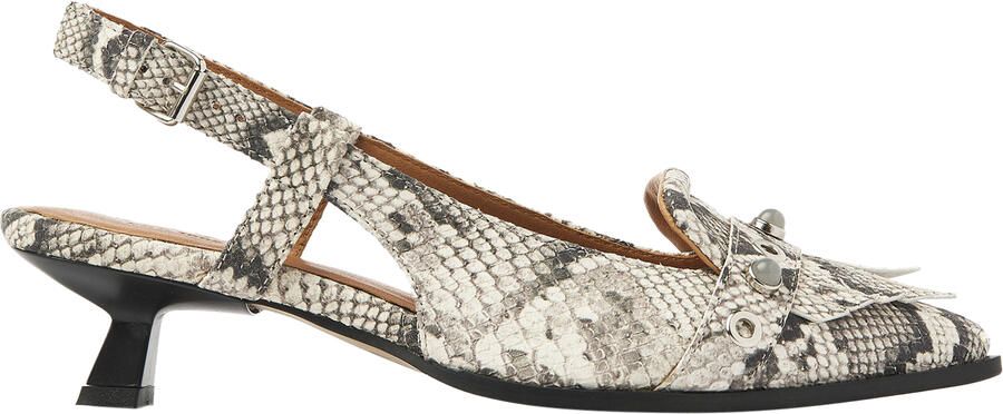 VIA VAI Lea Aileen Slingbacks Dames Leer Beige - Foto 2