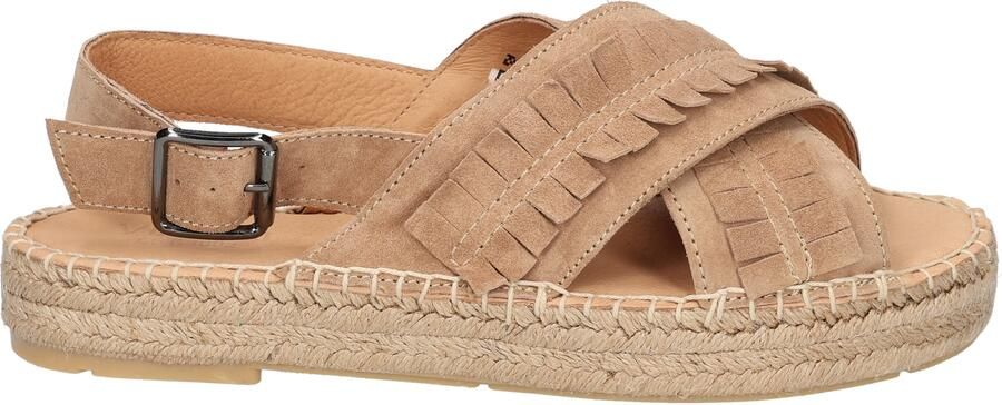 VIA VAI Sandalen met Hak Dames Mondi Noel Maat: 42 Materiaal: Suède Kleur: Beige - Foto 6
