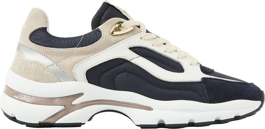 VIA VAI Vesper Macey Sneakers Dames Leer Suède Textiel Blauw