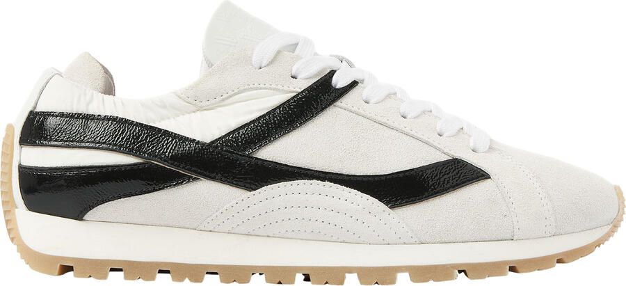 VIA VAI Scott Nala Sneakers Dames Leer Suède Textiel Wit