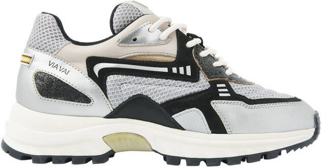 VIA VAI Lage Sneakers Dames Danae Noah Maat: 36 Materiaal: Textiel Kleur: Zwart - Foto 2