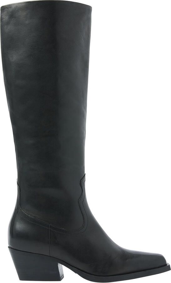 VIA VAI Cowboylaarzen Dames Do Ashley Maat: 38 Materiaal: Leer Kleur: Zwart - Foto 4