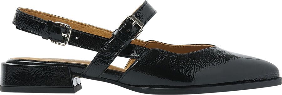 VIA VAI Slingbacks Dames Jazz Valerie Maat: 39 Materiaal: Lakleer Kleur: Zwart - Foto 3