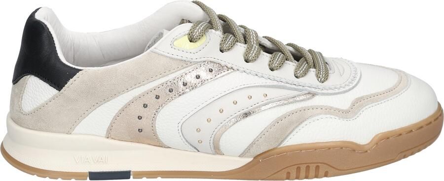 VIA VAI Kris Pax Sneakers dames Leer Suède Wit - Foto 4