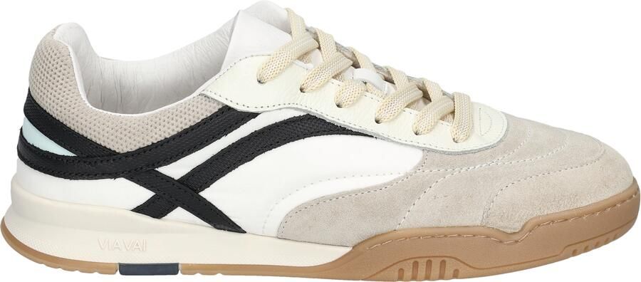 VIA VAI Kris Sky Sneakers dames Leer Suède Textiel Beige - Foto 3