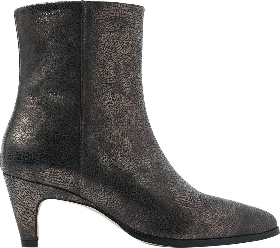 VIA VAI Enkellaarsjes Dames Lina Jackson Maat: 40 Materiaal: Leer Kleur: Grijs - Foto 3