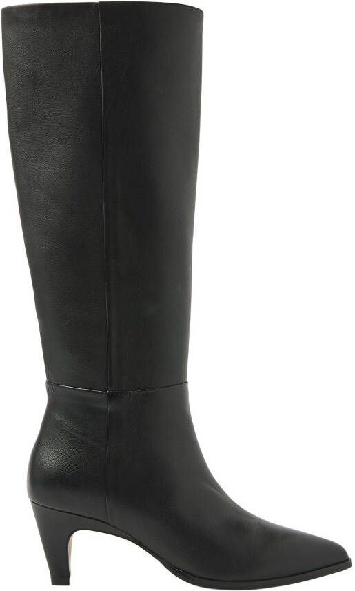VIA VAI Hoge Laarzen Dames Lina Perri Maat: 38 Materiaal: Leer Kleur: Zwart - Foto 2
