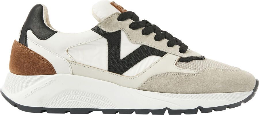 VIA VAI Owen Cody Sneakers Heren Leer Mesh Suède Textiel Cognac - Foto 3