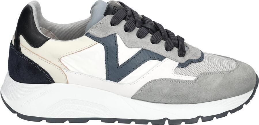 VIA VAI Owen Cody Sneakers Heren Leer Mesh Suède Textiel Blauw - Foto 5