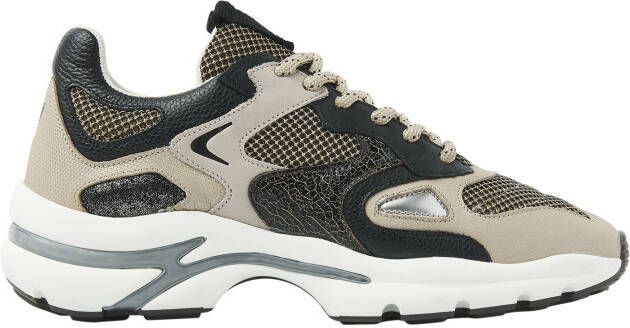 VIA VAI Lage Sneakers Dames Vesper Due Maat: 43 Materiaal: Leer Kleur: Beige