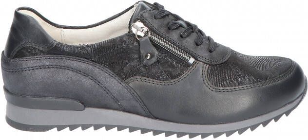 Waldlaufer 370013 West Bronx Black H-Wijdte Veterschoenen