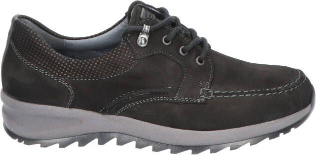 Waldlaufer 388005 Black H-Wijdte Veterschoenen