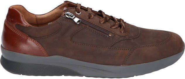 Waldläufer Comfortabele Herenschoen met Donkerbruine en Cognac Accenten Bruin Heren - Foto 5