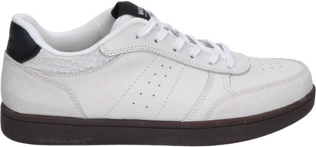 Woden Bjork Mix Blanc de Blanc Black Lage sneakers