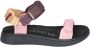 Woden Stijlvolle Comfortabele Platte Sandalen Multicolor Dames - Thumbnail 4