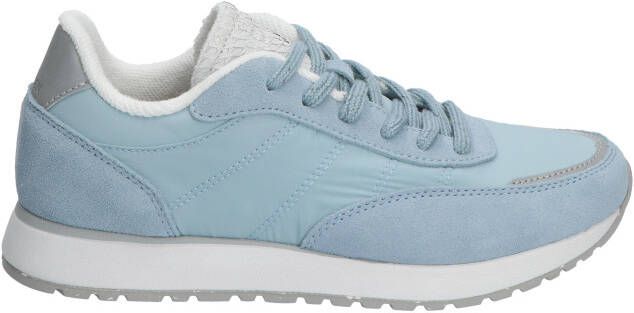 Woden Nellie Soft Reflective Ice Blue Lage sneakers
