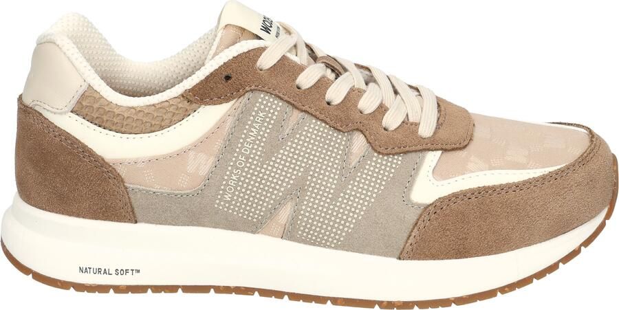 Woden Rigmor Heritage Sneakers Dames Beige - Foto 4