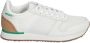 Woden Moderne textiel- en leren sneaker White Dames - Thumbnail 4