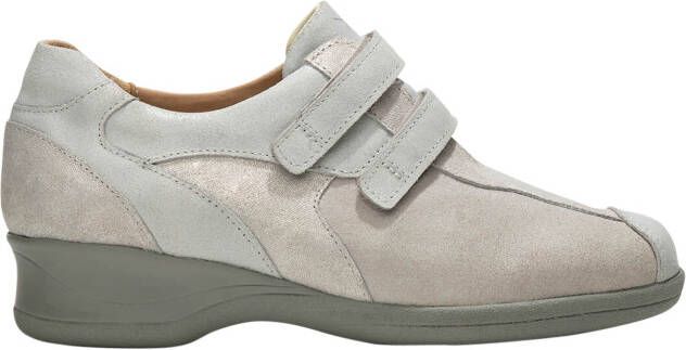 Xsensible LUCIA 10027.2.809 Lichtgrijze klittenbandschoenen met stretch wijdte H - Foto 2