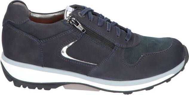 Xsensible Blauwe Sneakers met Metallic Accenten en Stretchwalker Technologie Blue Dames - Foto 6