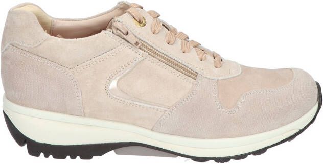 Xsensible 30042.2 Jersey Sand Suede G-Wijdte Veterschoenen