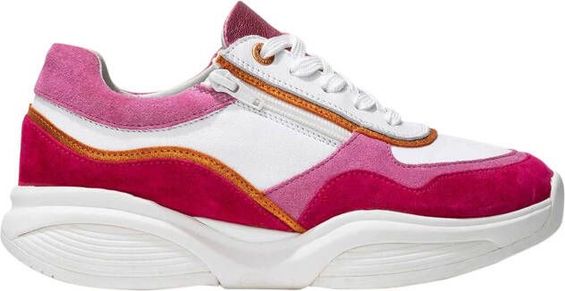 Xsensible 30085.3 SWX11 786 Magenta Combi H-Wijdte Veterschoenen