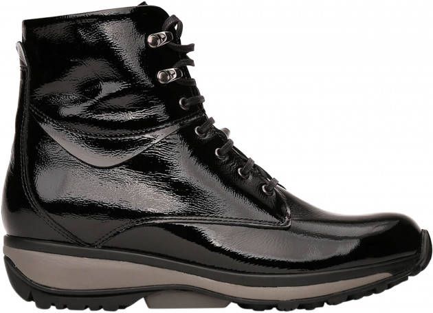 Xsensible 30111.3 Milton Black Patent G-Wijdte Veter boots