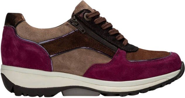 Xsensible 30112.2 Lucca 352 Brown Combi G-Wijdte Veterschoenen