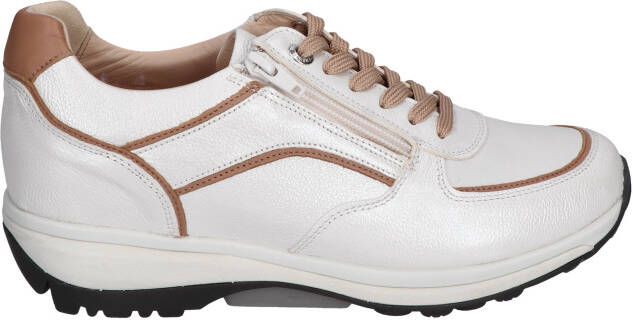 Xsensible 30112.3 Lucca 157 Off White Combi G-Wijdte Veterschoenen