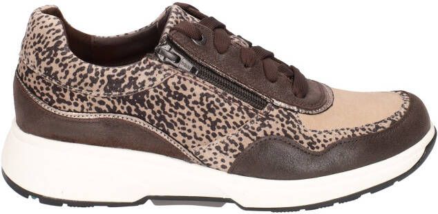 Xsensible LIMA 30204.2.351 Bruin combi Stretchwalker sneaker wijdte H - Foto 4