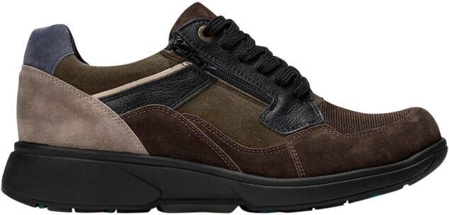 Xsensible 30406.1 Zurich 352 Brown Combi H-Wijdte Veterschoenen