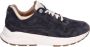 Xsensible Blauwe Leren Sneaker met Gevormd Voetbed en Verharde Hiel Blue Heren - Thumbnail 2