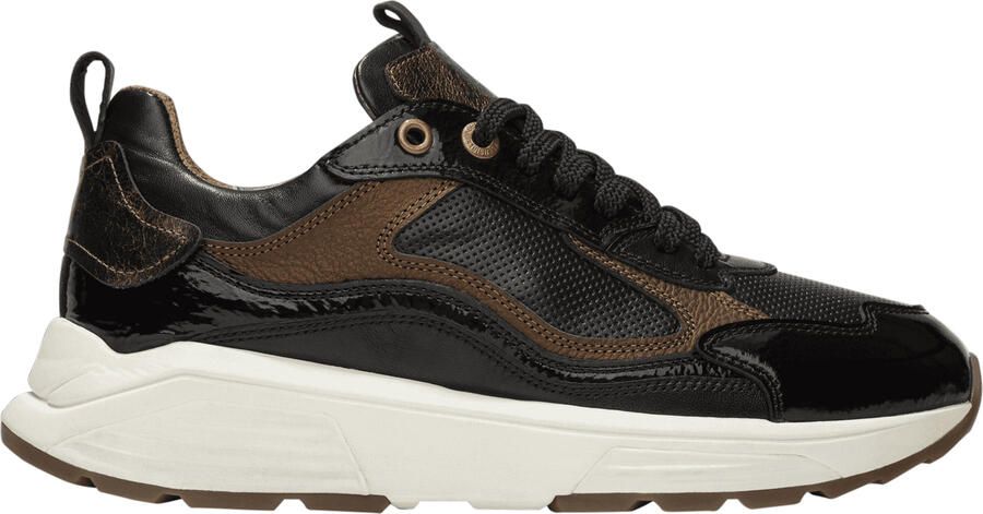 XSENSIBLE Lage Sneakers Dames Milau Maat: 41 Materiaal: Leer Kleur: Zwart - Foto 3