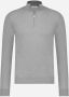 OGER Italian Knitwear Virgin wollen cashmere trui met ritssluiting BLUE NAVY - Thumbnail 7