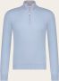 OGER Italian Knitwear Virgin wollen cashmere trui met ritssluiting BLUE NAVY - Thumbnail 2
