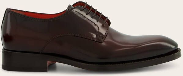 Santoni Lederen Carter derby veterschoenen