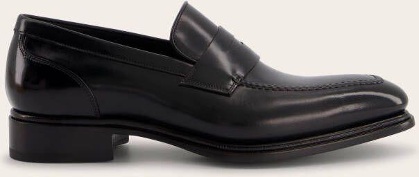Santoni Lederen Levante penny loafers