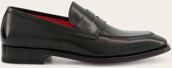 Santoni Lederen loafers