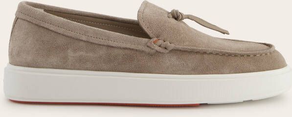 Santoni Suède Clean Icon tassel loafers