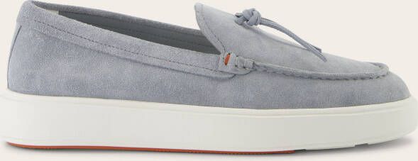 Santoni Suède Clean Icon tassel loafers