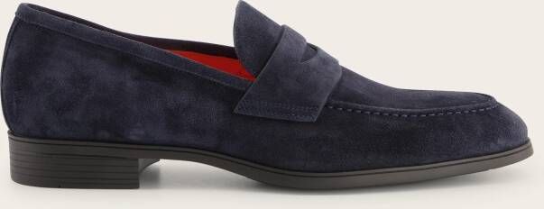 Santoni Suède penny loafers