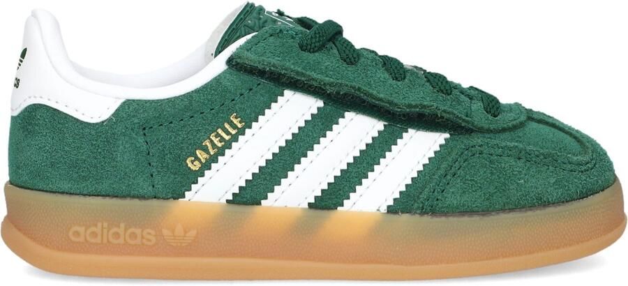 Adidas Originals Gazelle Indoor sneakers groen wit Suède