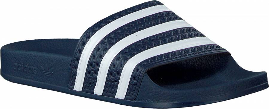 Adidas Adilette Heren Slippers en Sandalen Blue Synthetisch Maat ... Adidas Adilette Heren Slippers en Sandalen Blue Synthetisch Maat ...