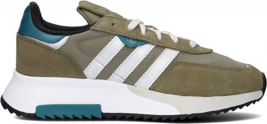 Adidas Originals Retropy F2 sneakers kaki zilver metallic olijfgroen