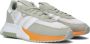 Adidas Originals Retropy F2 sneakers lichtgrijs wit oranje - Thumbnail 1