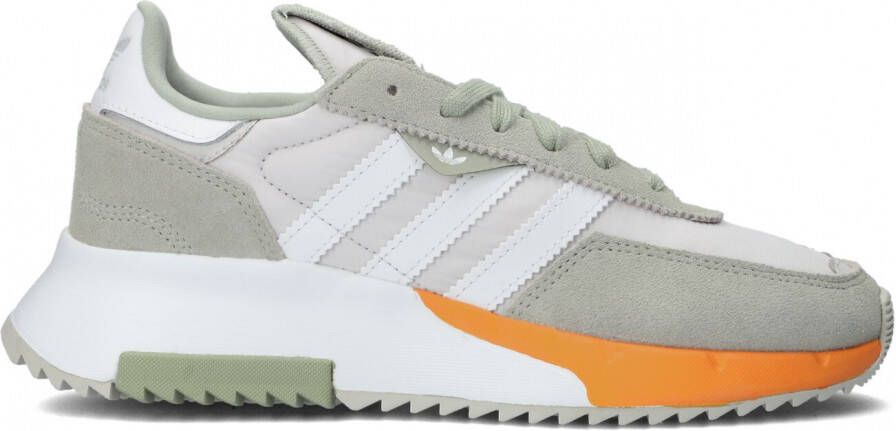 Adidas Originals Retropy F2 sneakers lichtgrijs wit oranje