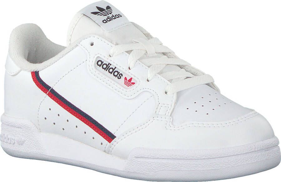 Adidas Originals Continental 80 J Sneaker Basketball Schoenen ftwr white scarlet collegiate navy maat: 36 2 3 beschikbare maaten:36 2 3